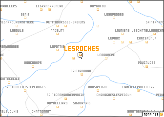 map of Les Roches