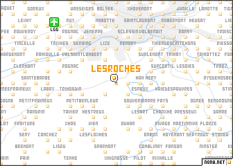 map of Les Roches