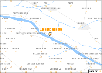 map of Les Rosiers