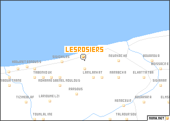 map of Les Rosiers