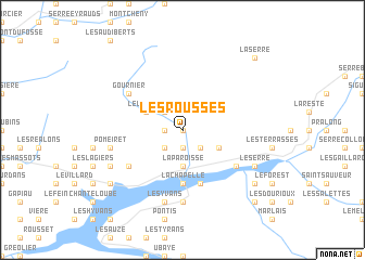 map of Les Rousses