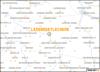 map of Lessard-et-le-Chêne