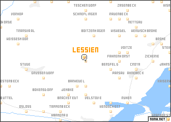 map of Lessien