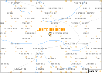 map of Les Tamisières