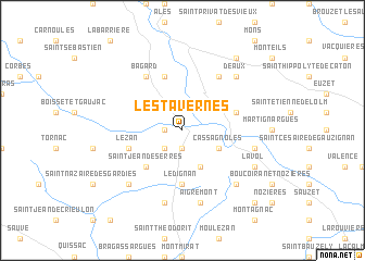 map of Les Tavernes