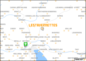 map of Les Tavernettes