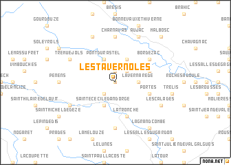 map of Les Tavernoles