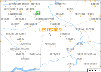 map of Les Ternes