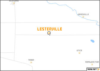 map of Lesterville