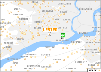 map of Lester