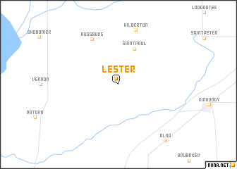 map of Lester