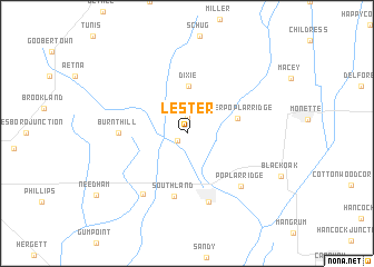 map of Lester