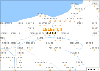 map of Lestón