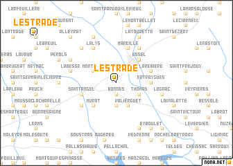 map of LʼEstrade