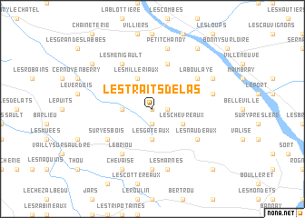 map of Les Traits de Las