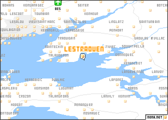 map of Lestraouen