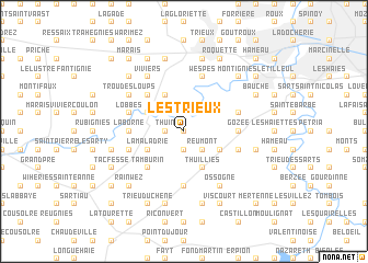 map of Les Trieux