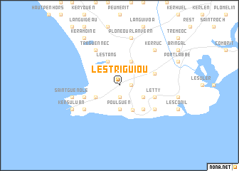 map of Lestriguiou