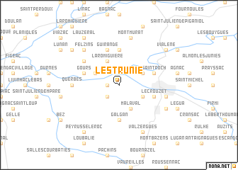 map of Lestrunie