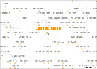 map of Les Tuileries