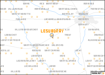 map of Le Subdray