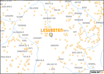 map of Lesuboten