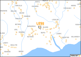 map of Lesu