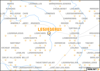 map of Les Vedeaux