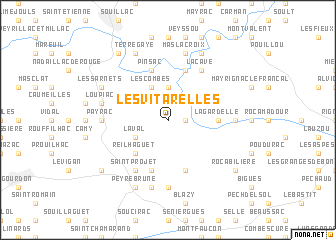 map of Les Vitarelles