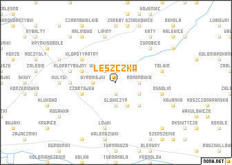 map of Leszczka