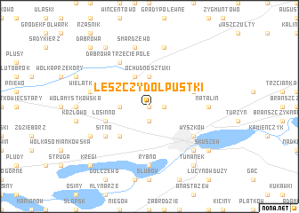 map of Leszczydół Pustki