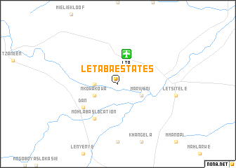 map of Letaba Estates