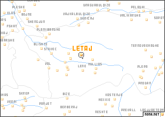 map of Letaj