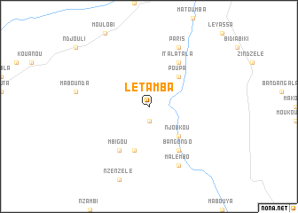 map of Létamba