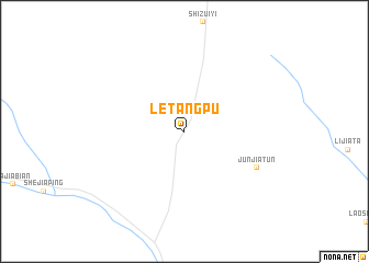 map of Letangpu