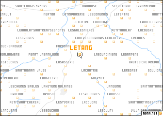 map of LʼÉtang