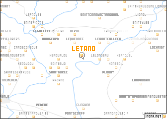 map of Le Tano