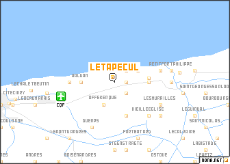 map of Le Tape-Cul