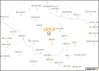 map of Letch