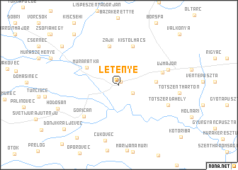 map of Letenye