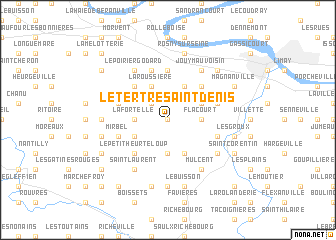 map of Le Tertre-Saint-Denis