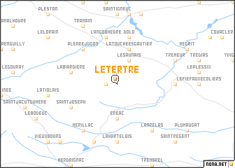 map of Le Tertre