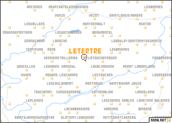 map of Le Tertre