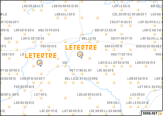 map of Le Tertre