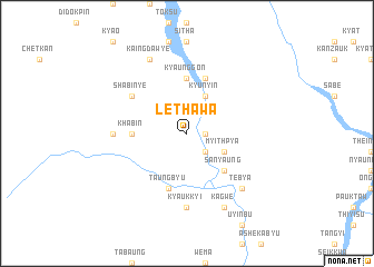 map of Lethawa