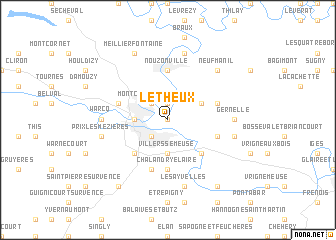 map of Le Theux