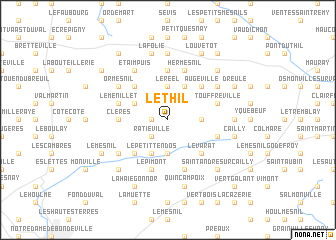 map of Le Thil