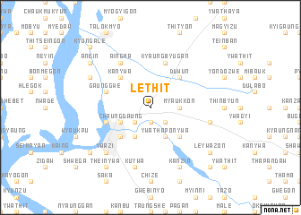 map of Le-thit