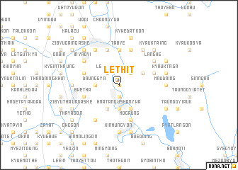 map of Le-thit