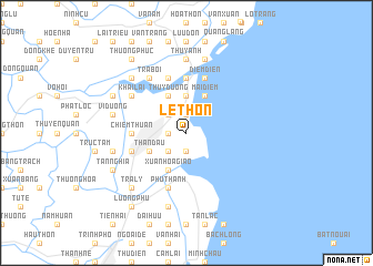 map of Lê Thôn